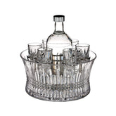 Lismore Diamond Vodka Chiller 25cm 9.5in, 7 Pieces